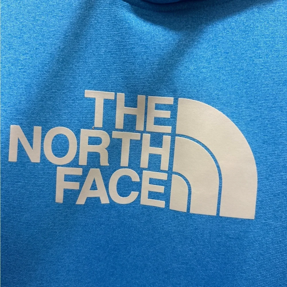 The North Face Bright Blue Pullover Hoodie with Logo
